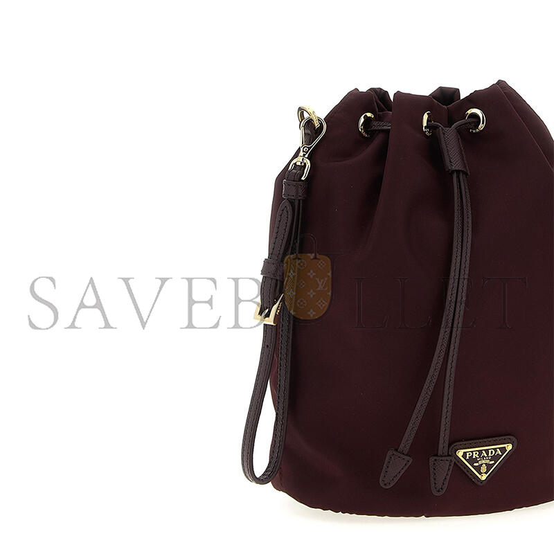 PRADA RE-NYLON BUCKET BAG 1BE067 (19.5*15.5*10cm) 